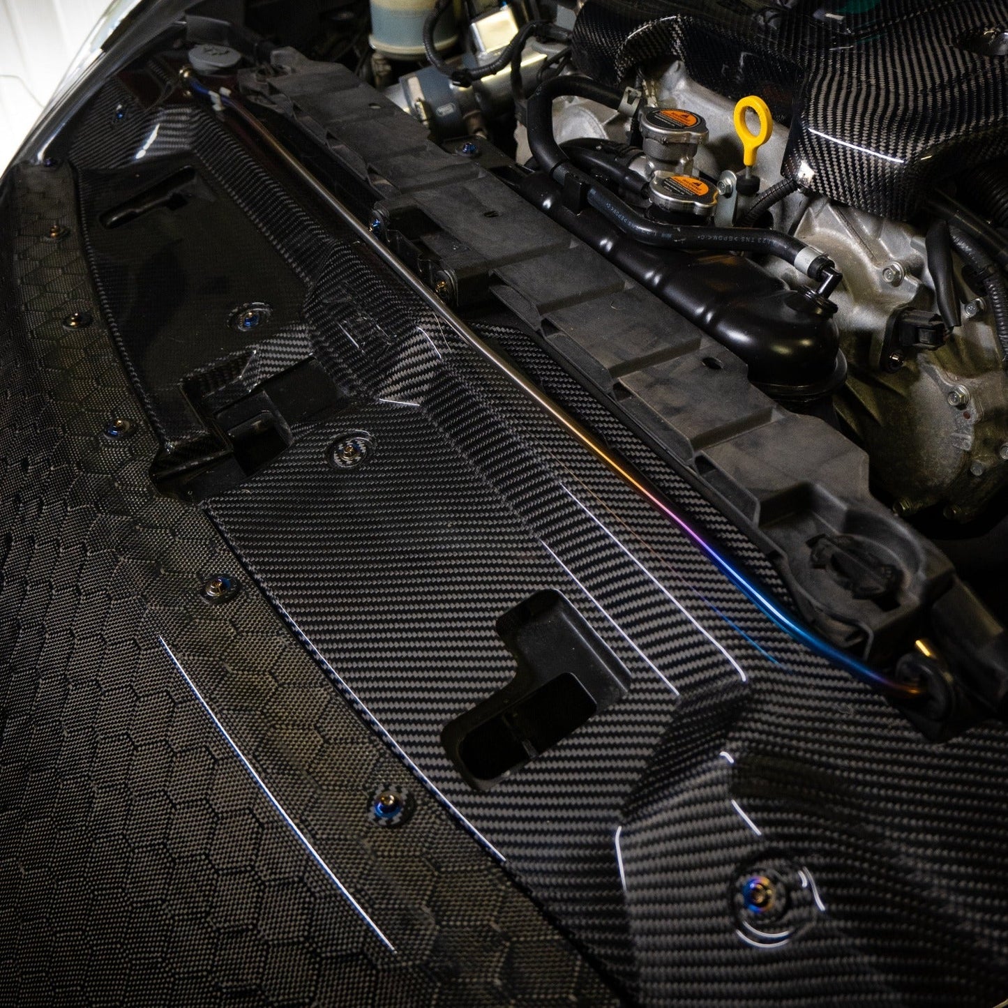 JDC Titanium Engine Bay Dress-Up Hardware Kit (Nissan 370Z)