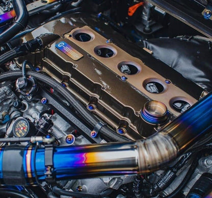 JDC Titanium Engine Bay Dress-Up Hardware Kit (Evo X)