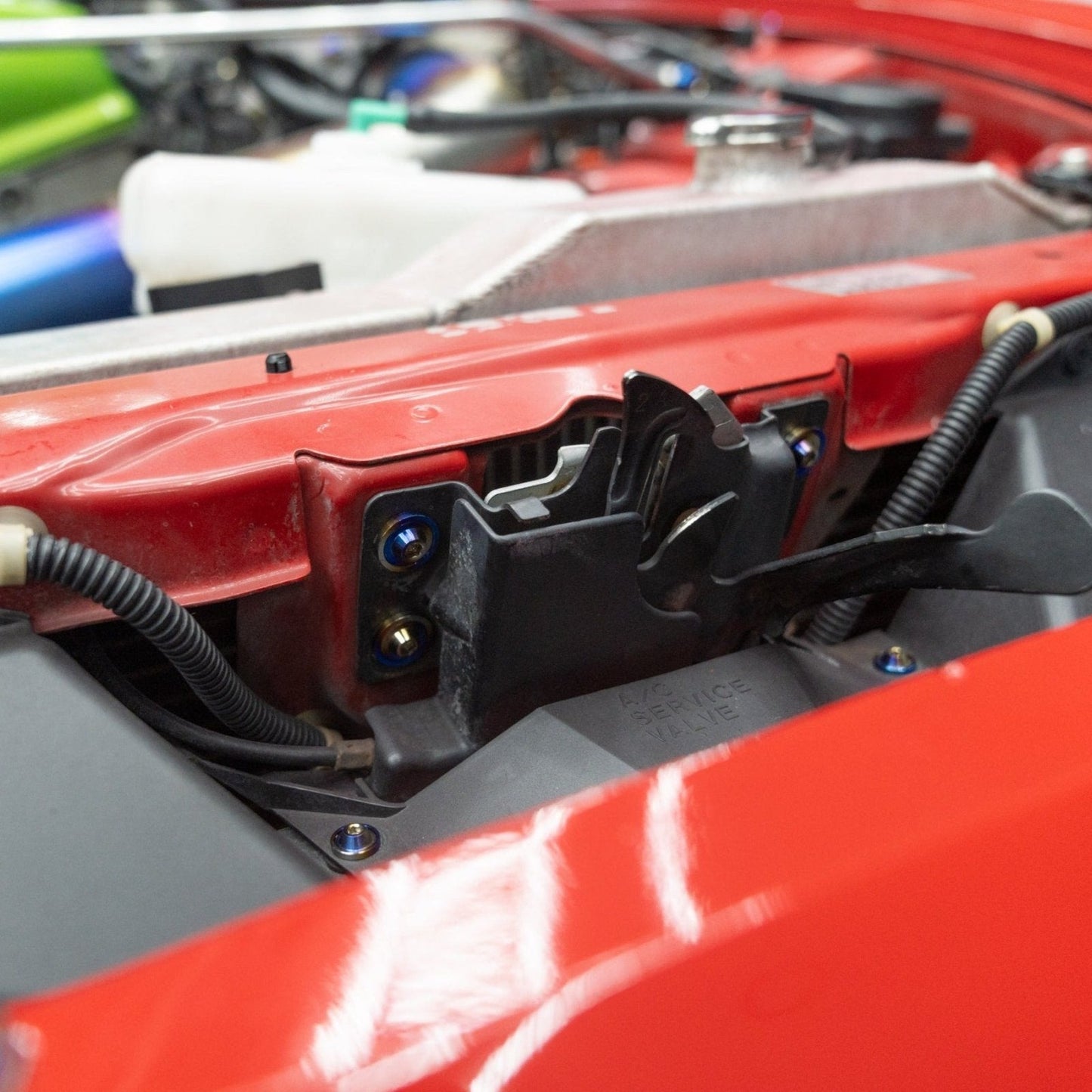 JDC Titanium Engine Bay Dress-Up Hardware Kit (Honda S2000)