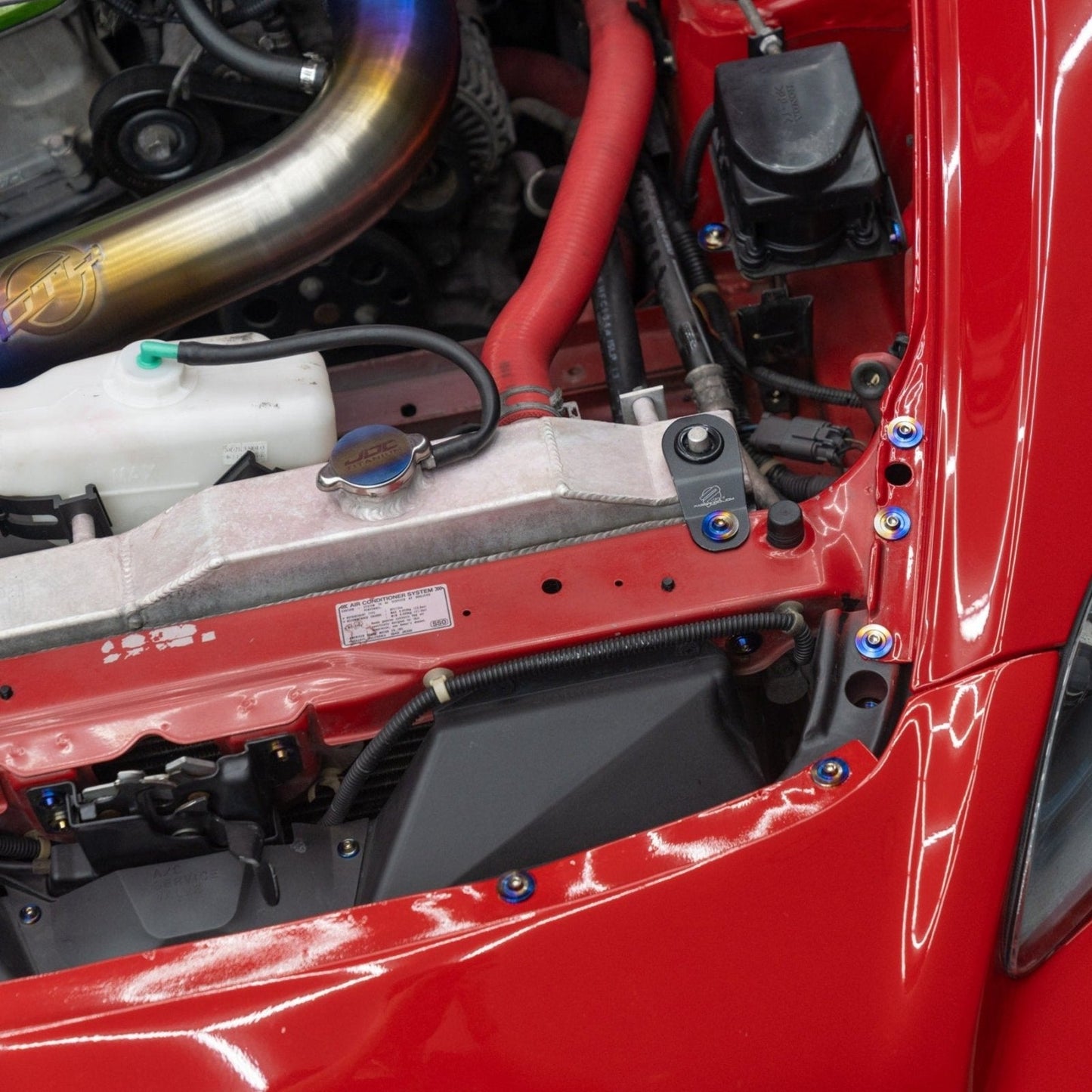 JDC Titanium Engine Bay Dress-Up Hardware Kit (Honda S2000)