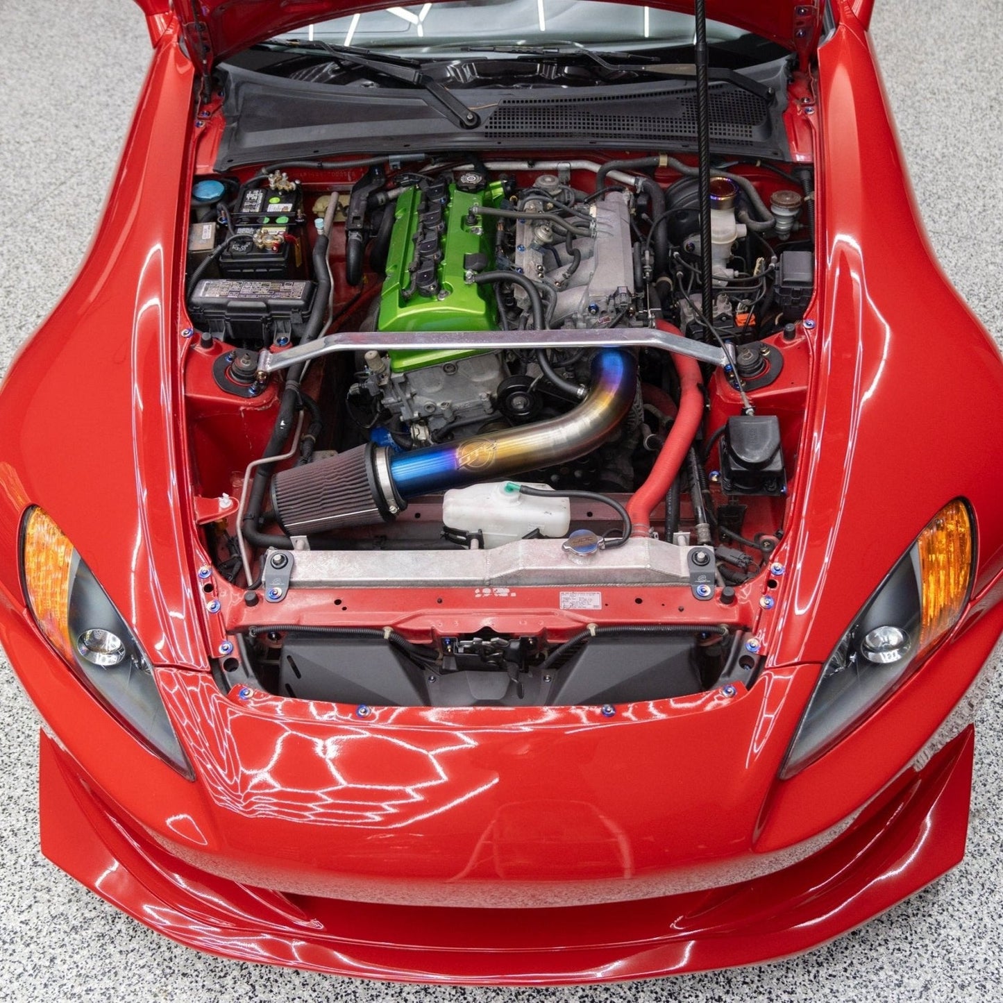JDC Titanium Engine Bay Dress-Up Hardware Kit (Honda S2000)