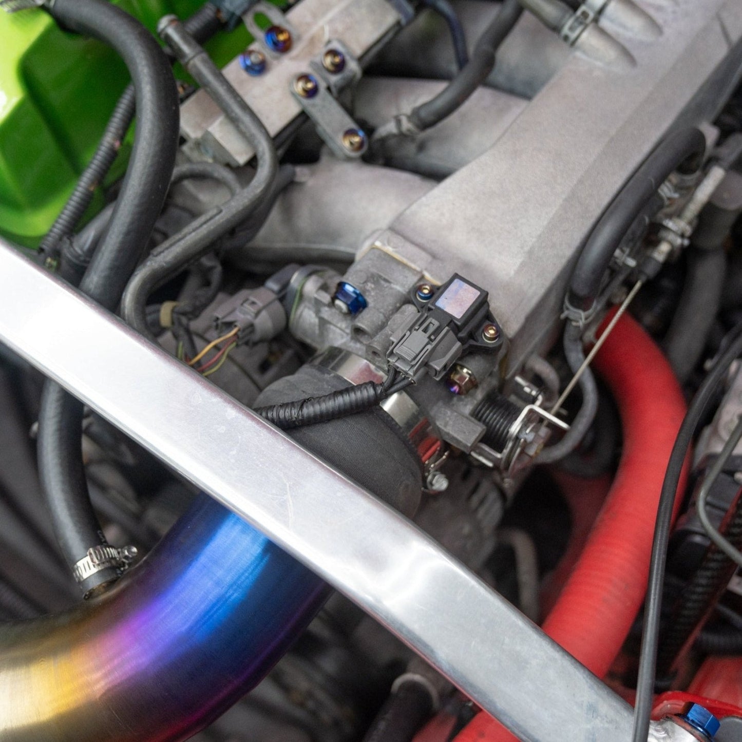 JDC Titanium Engine Bay Dress-Up Hardware Kit (Honda S2000)