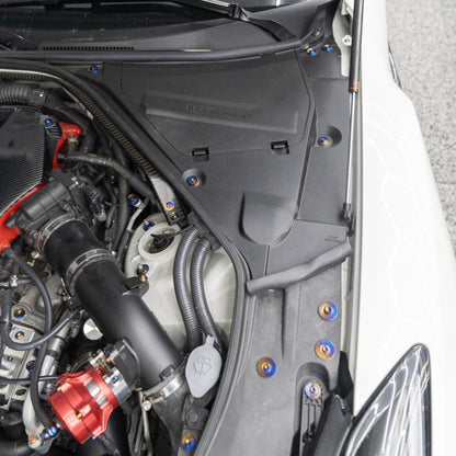 JDC Titanium Engine Bay Dress-Up Hardware Kit (R35 GT-R)