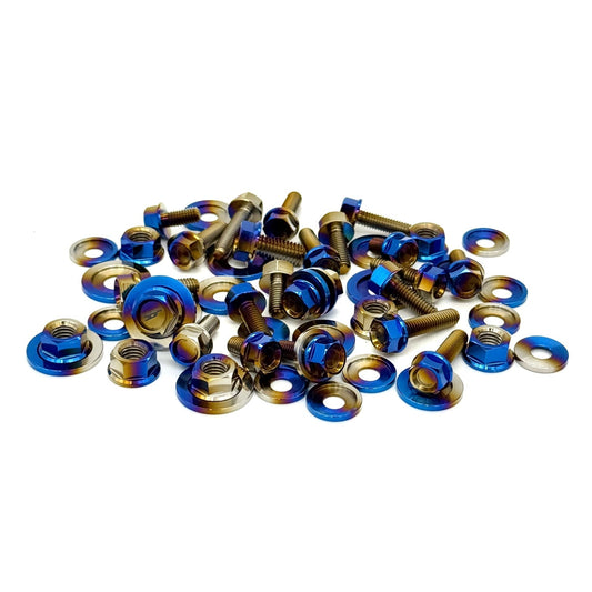 JDC Titanium Engine Bay Dress-Up Hardware Kit (BMW G8X M3/M4)