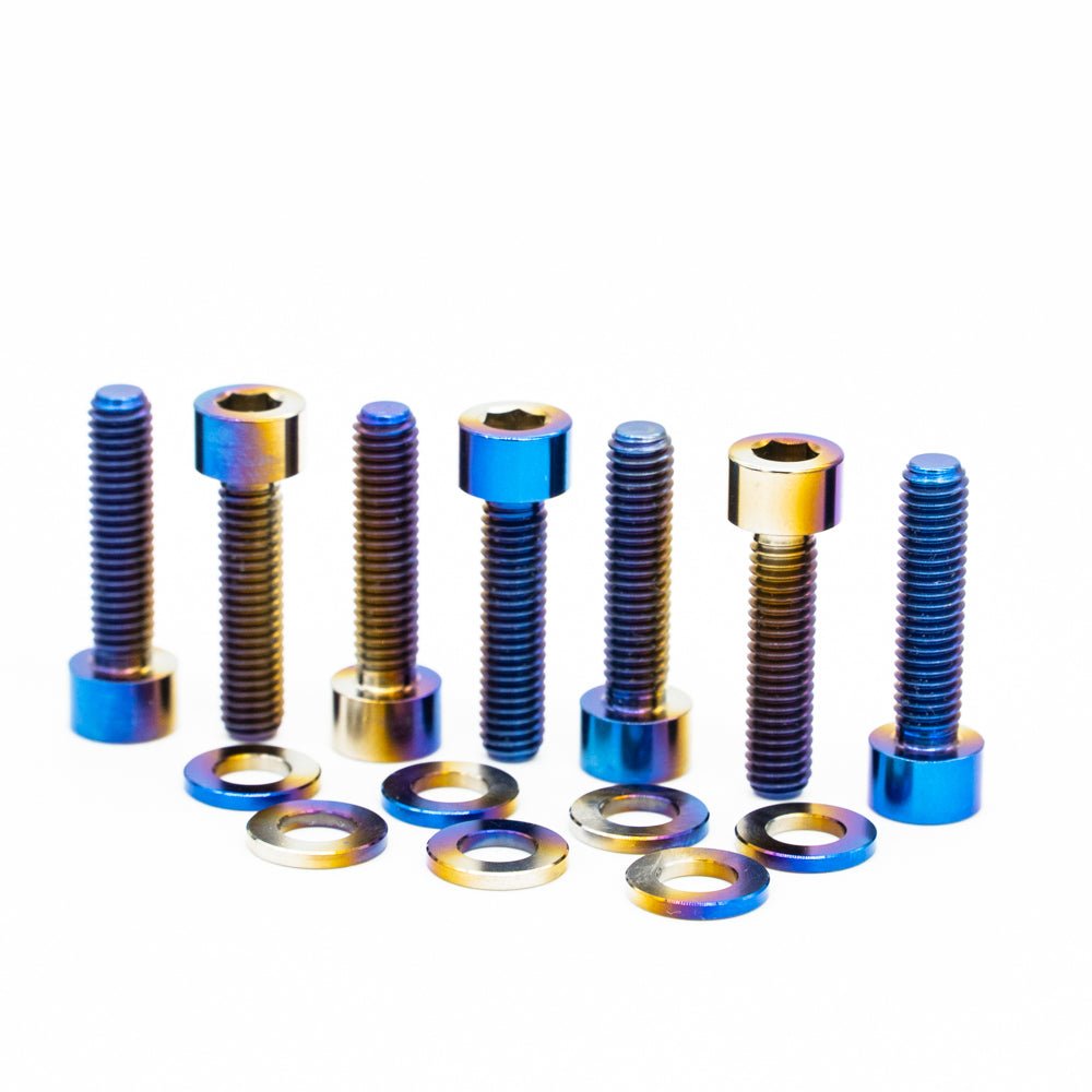 JDC Titanium Frontline Fabrication Valve Cover Hardware Replacement Kit (Evo 4-9)