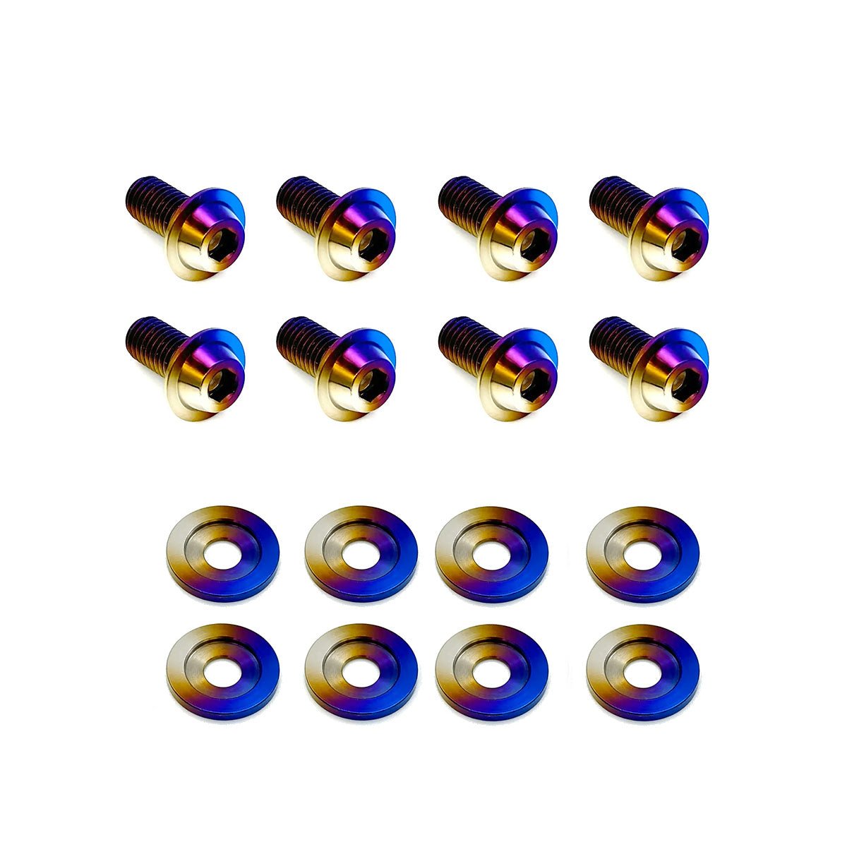 JDC Titanium Hood Bracket Hardware Kit (Honda S2000)