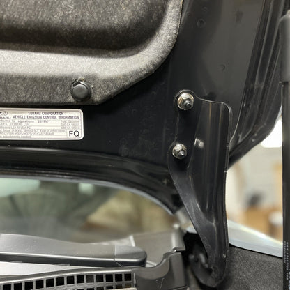 JDC Titanium Hood Bracket Hardware Mounting Kit (15-21 WRX/STi)