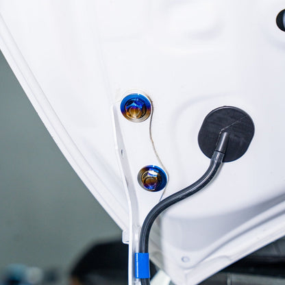 JDC Titanium Hood Hardware Replacement Kit (23+ GR Corolla)