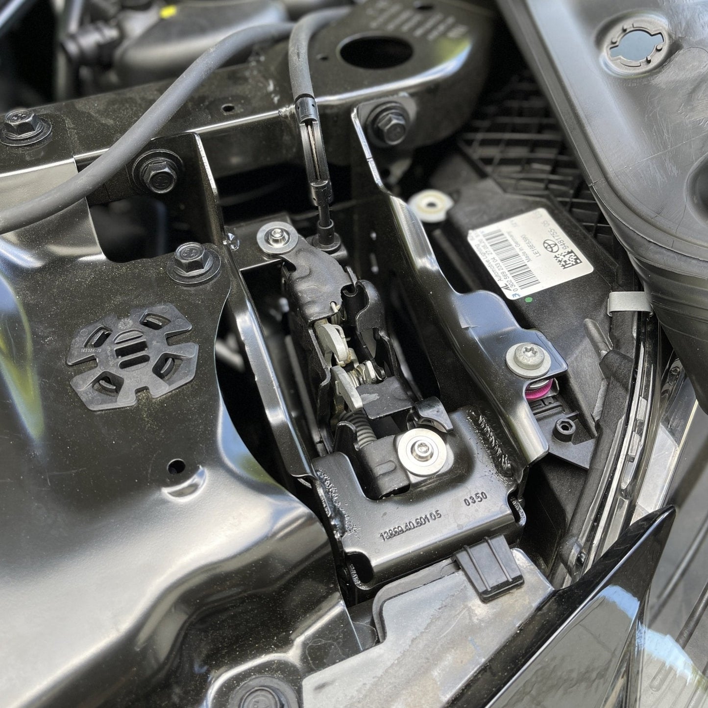 JDC Titanium Hood Latch Mechanism Hardware Kit (MK5 Supra)