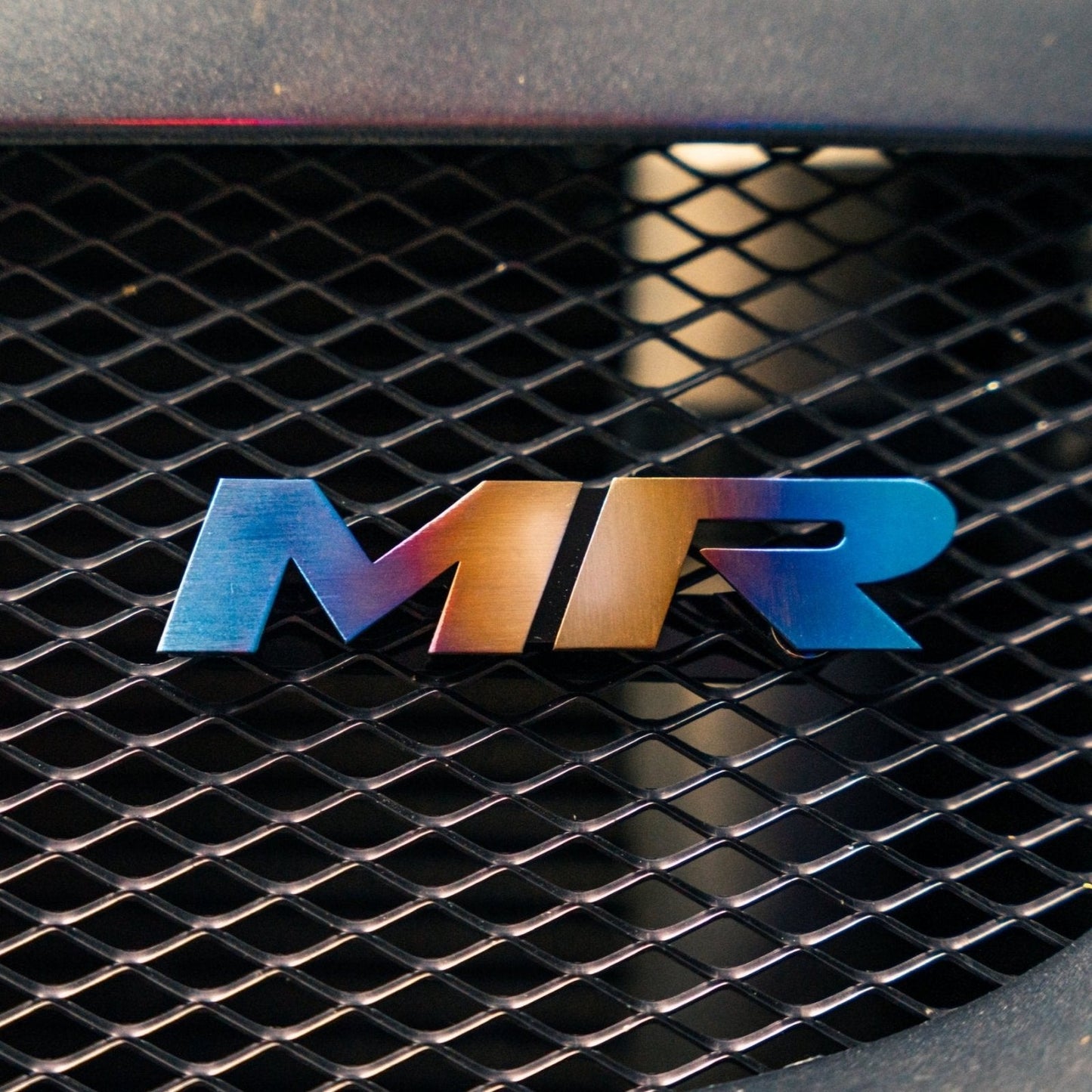 JDC Titanium "MR" Front Grill Badge (Evo 8/9)