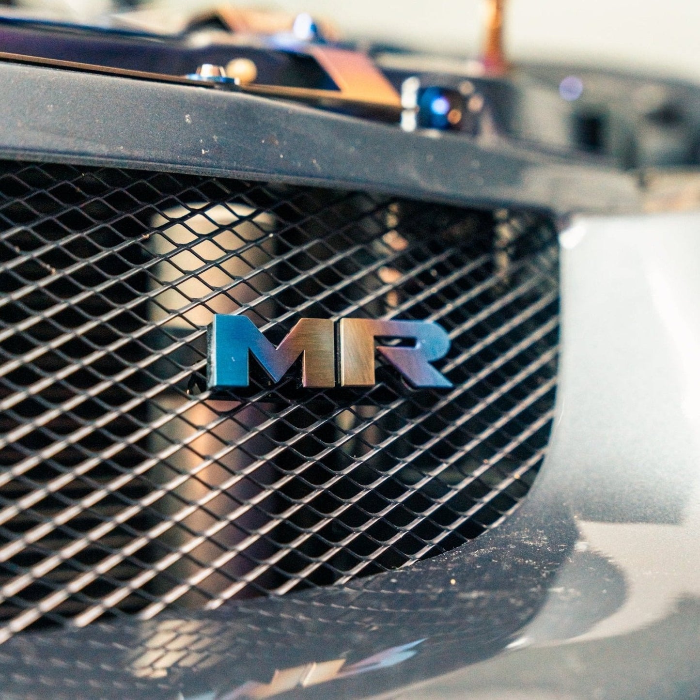 JDC Titanium "MR" Front Grill Badge (Evo 8/9)
