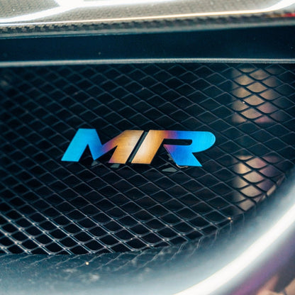 JDC Titanium "MR" Front Grill Badge (Evo 8/9)