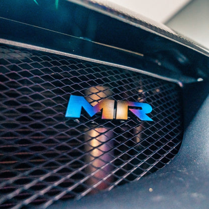 JDC Titanium "MR" Front Grill Badge (Evo 8/9)