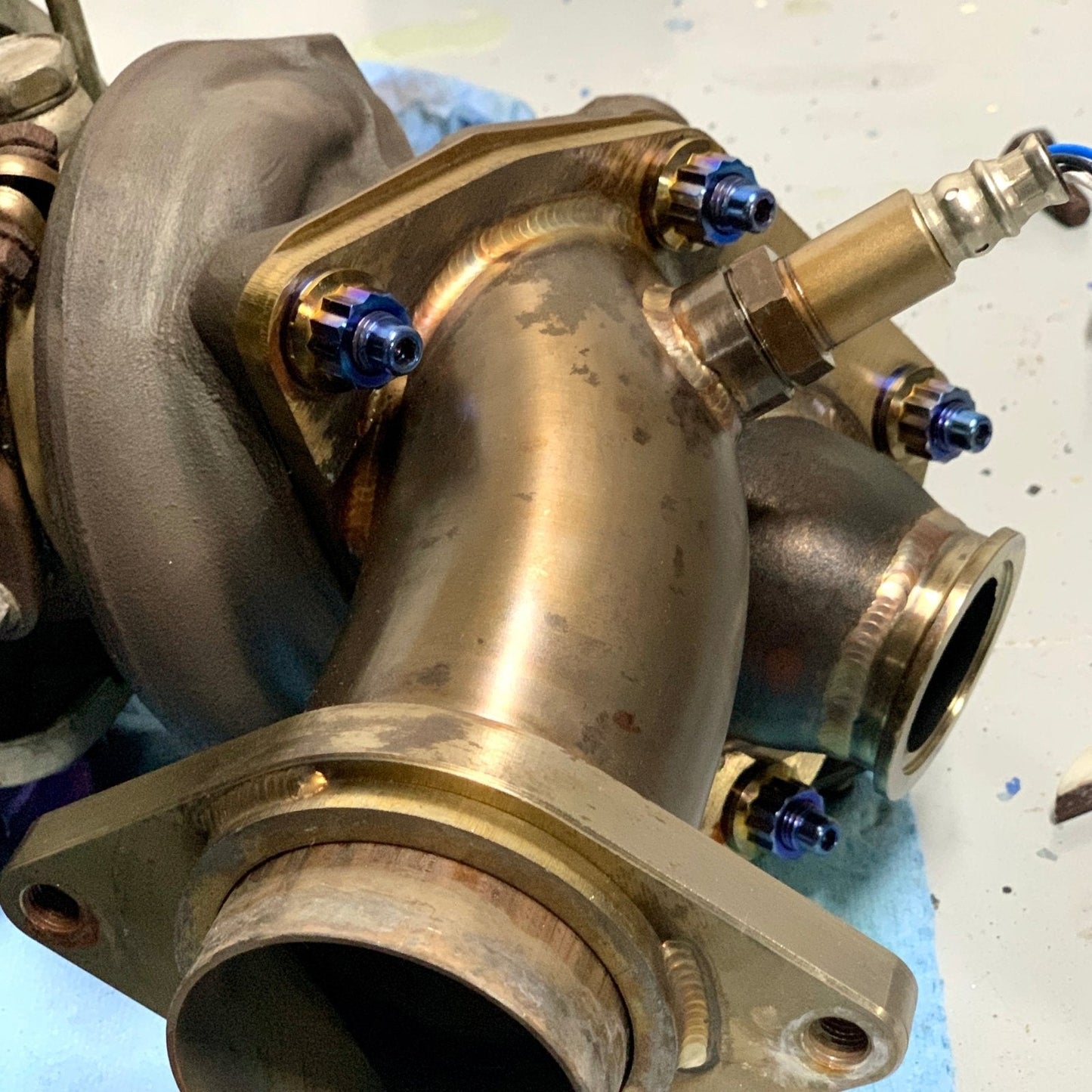 JDC Titanium O2 Housing Stud Kit (Evo 4-X)