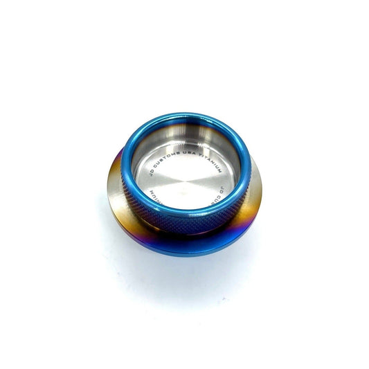 JDC Titanium Oil Cap (R35 GT-R/ Multiple Nissan Applications)