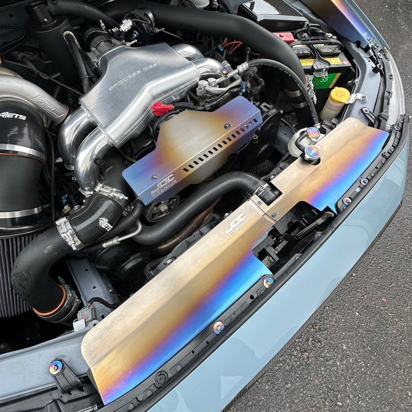 JDC Titanium Radiator Cooling Shroud (15-21 WRX/STi)