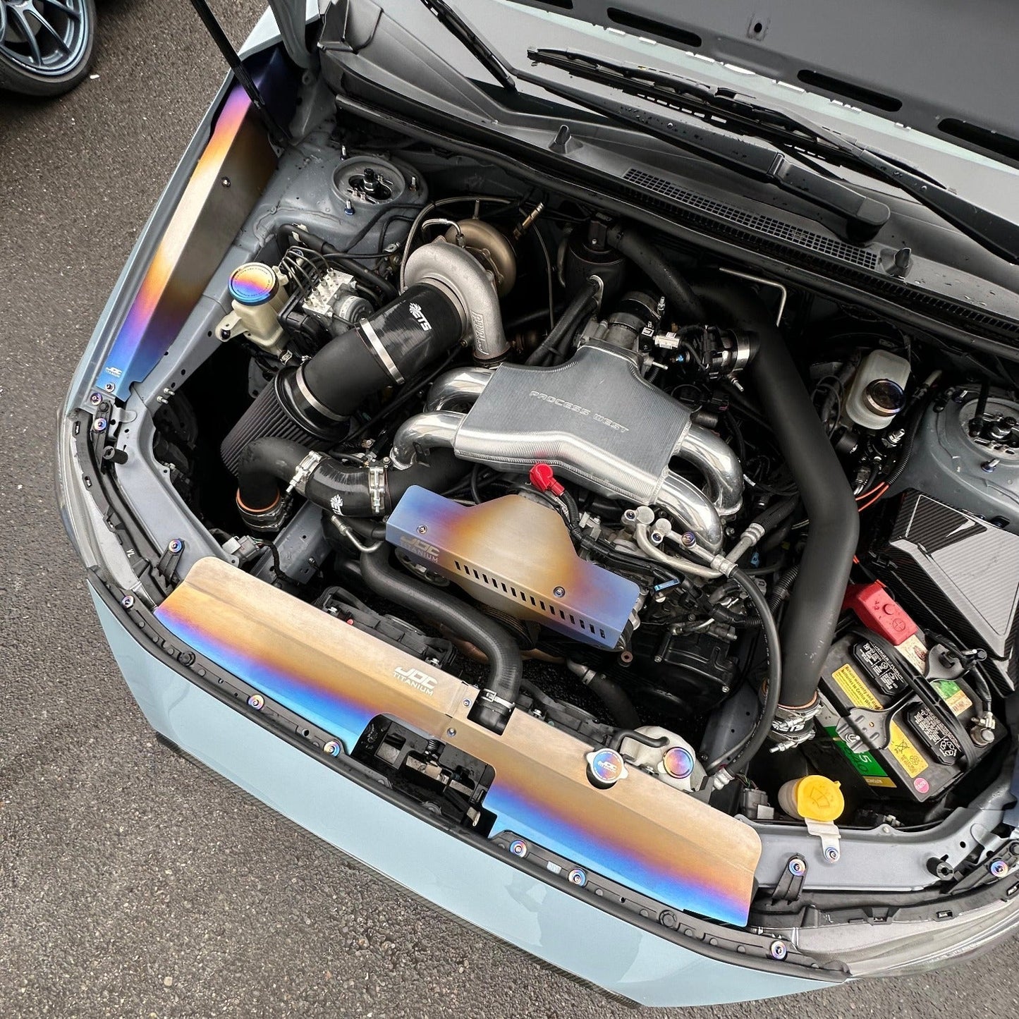 JDC Titanium Radiator Cooling Shroud (15-21 WRX/STi)