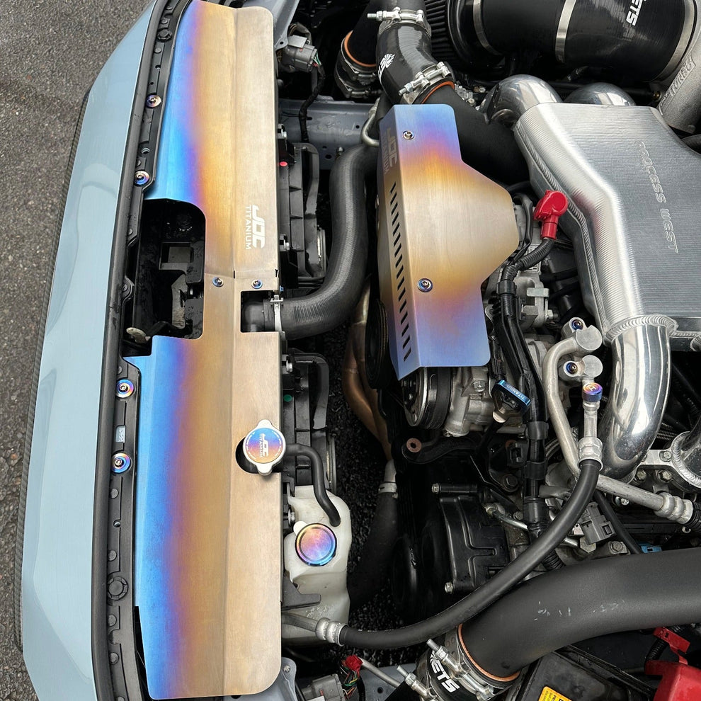 JDC Titanium Radiator Cooling Shroud (15-21 WRX/STi) – NTXGlow