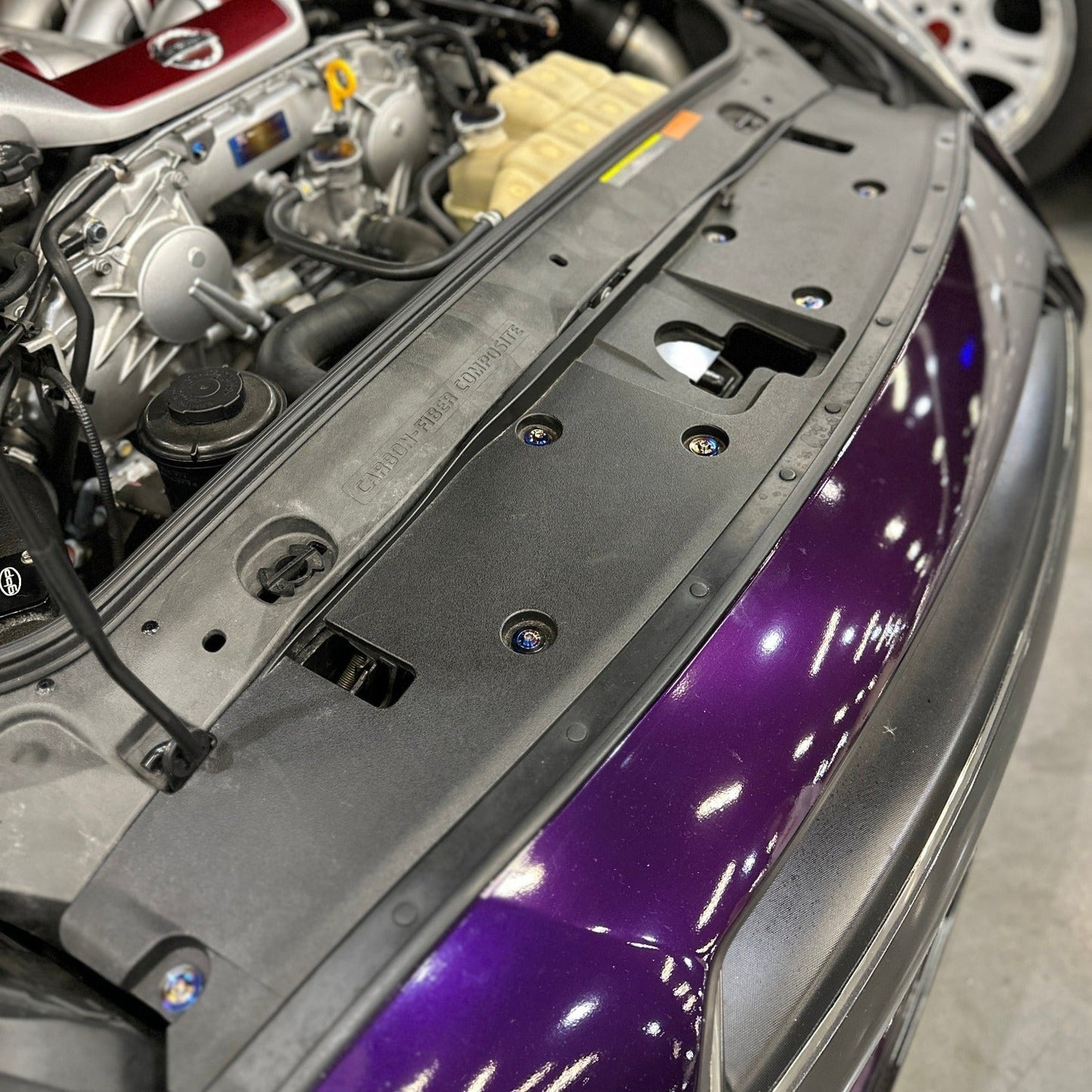 JDC Titanium Radiator Cooling Shroud Plastic Clip Replacement Kit (R35 GT-R)