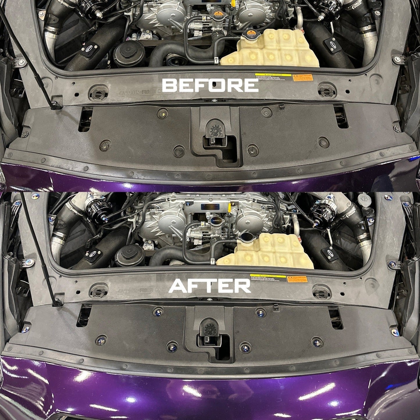 JDC Titanium Radiator Cooling Shroud Plastic Clip Replacement Kit (R35 GT-R)