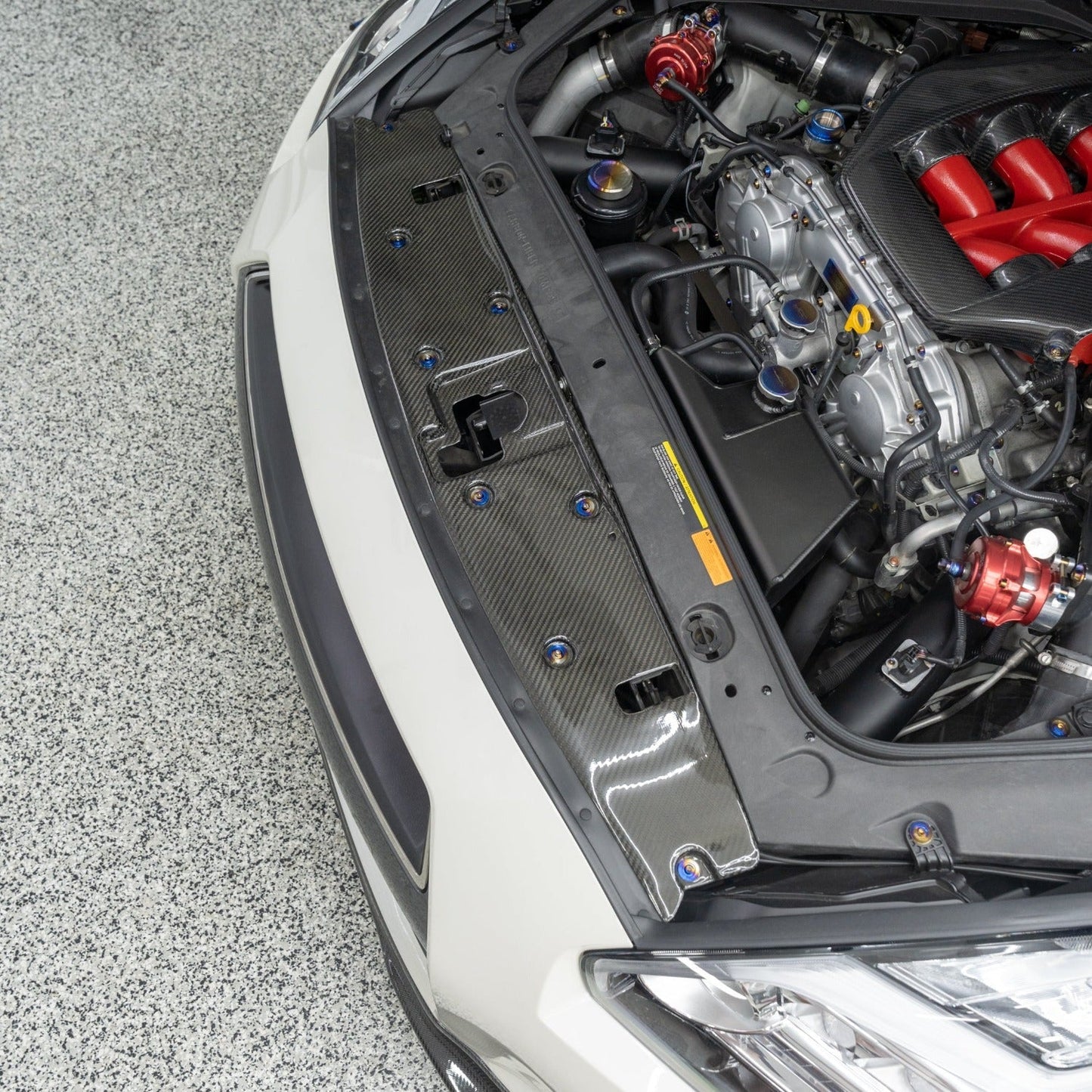 JDC Titanium Radiator Cooling Shroud Plastic Clip Replacement Kit (R35 GT-R)