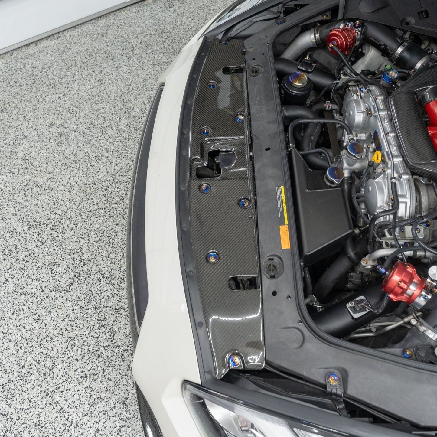 JDC Titanium Radiator Cooling Shroud Plastic Clip Replacement Kit (R35 GT-R)