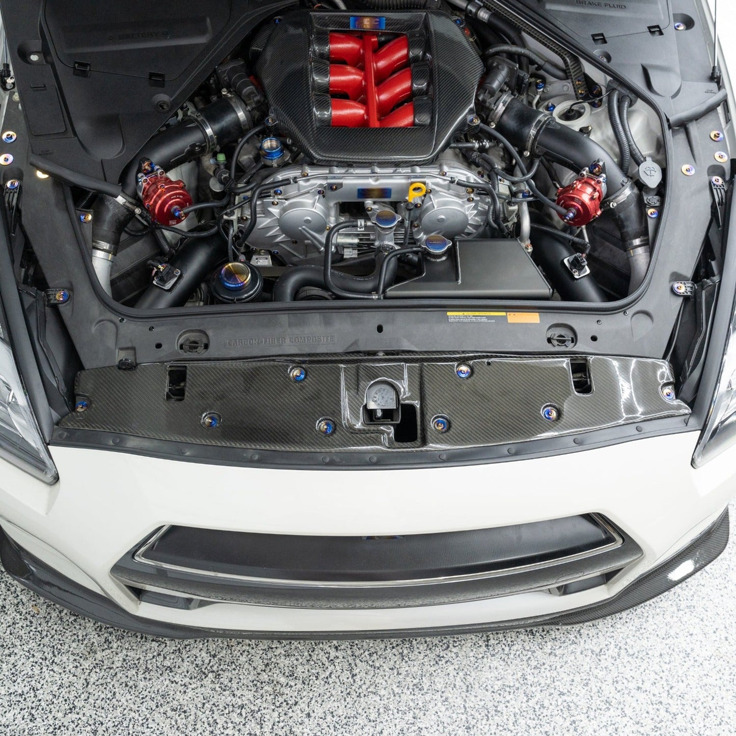 JDC Titanium Radiator Cooling Shroud Plastic Clip Replacement Kit (R35 GT-R)