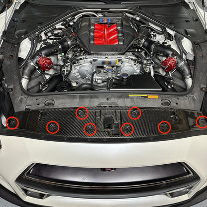 JDC Titanium Radiator Cooling Shroud Plastic Clip Replacement Kit (R35 GT-R)