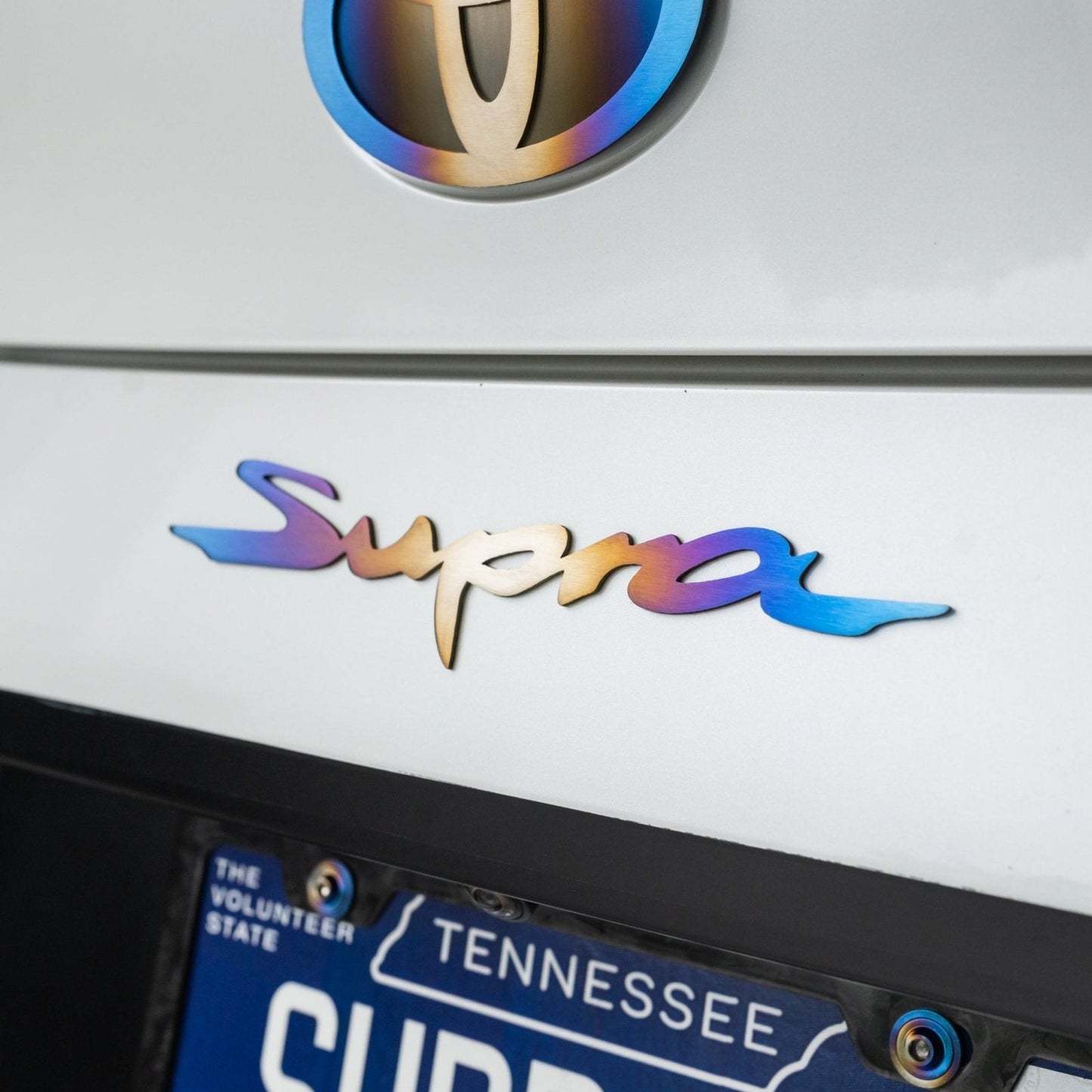 JDC Titanium "Supra" Badge (A90 Supra)