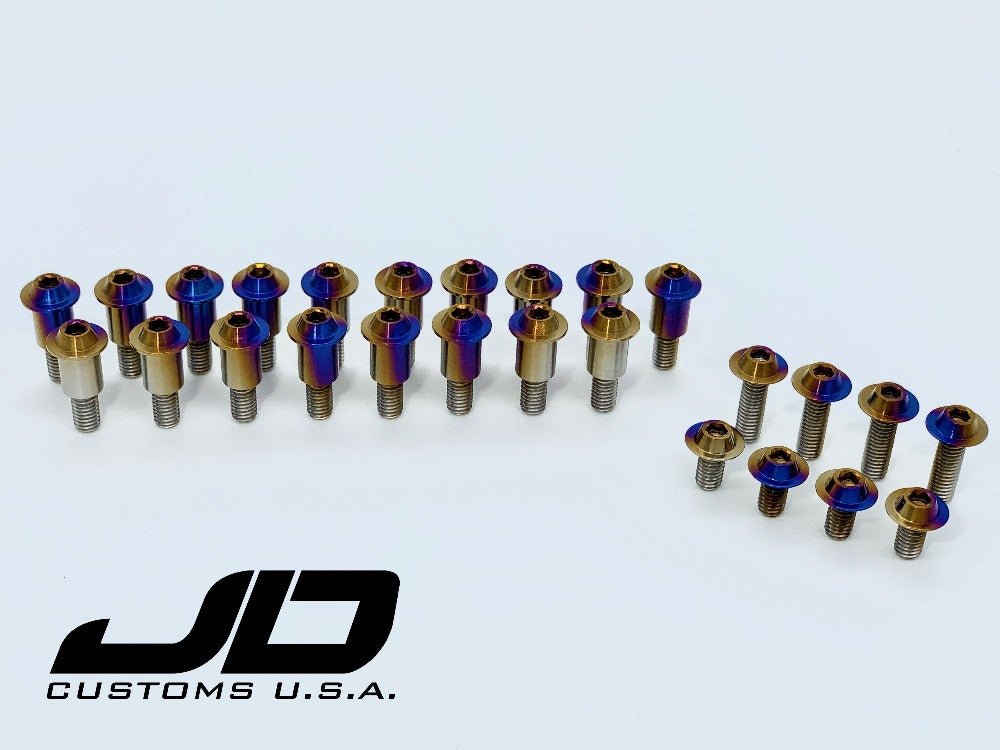 JDC Titanium Valve Cover Hardware Replacement Kit (Evo X)