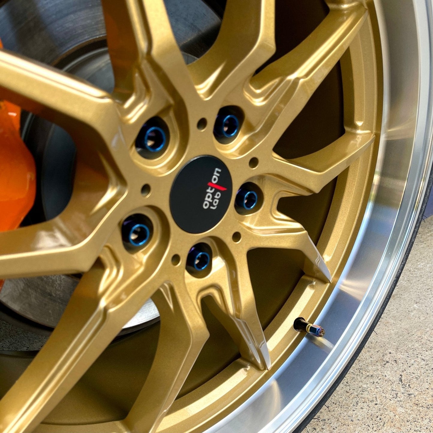 JDC Titanium Valve Stem Caps