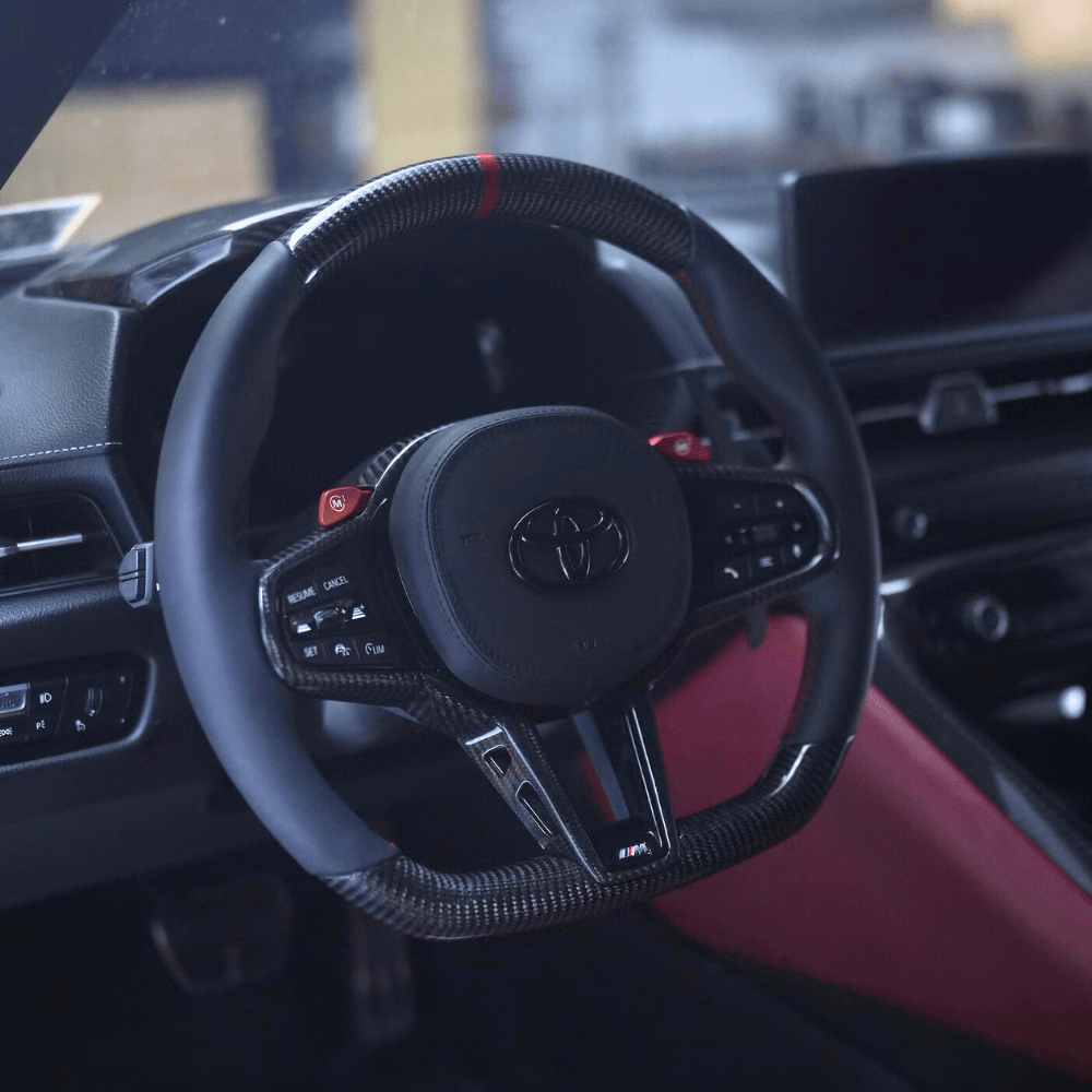 JDMuscle [20+ Supra] BMW LCI Custom Steering Wheel Retrofit Package