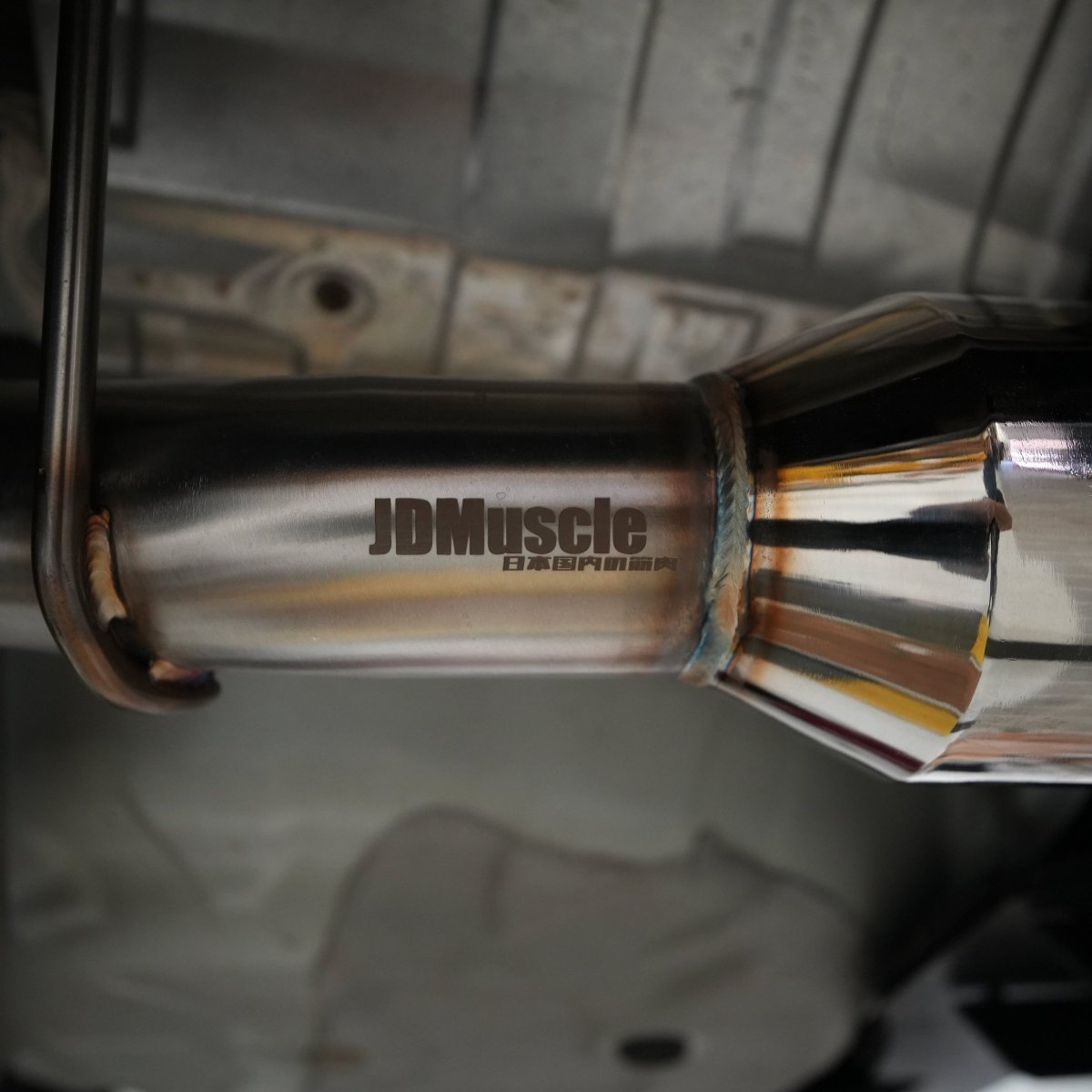 JDMuscle [22-26 WRX] Chokukan Single Exit Catback Exhaust