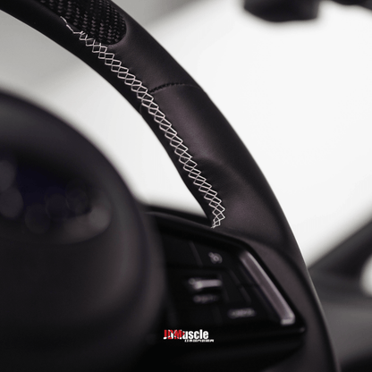 JDMuscle [22-26 WRX] Custom Steering Wheel MT and CVT | Carbon Fiber / Painted / Alcantara / Leather / Forged / Honey Comb / LED