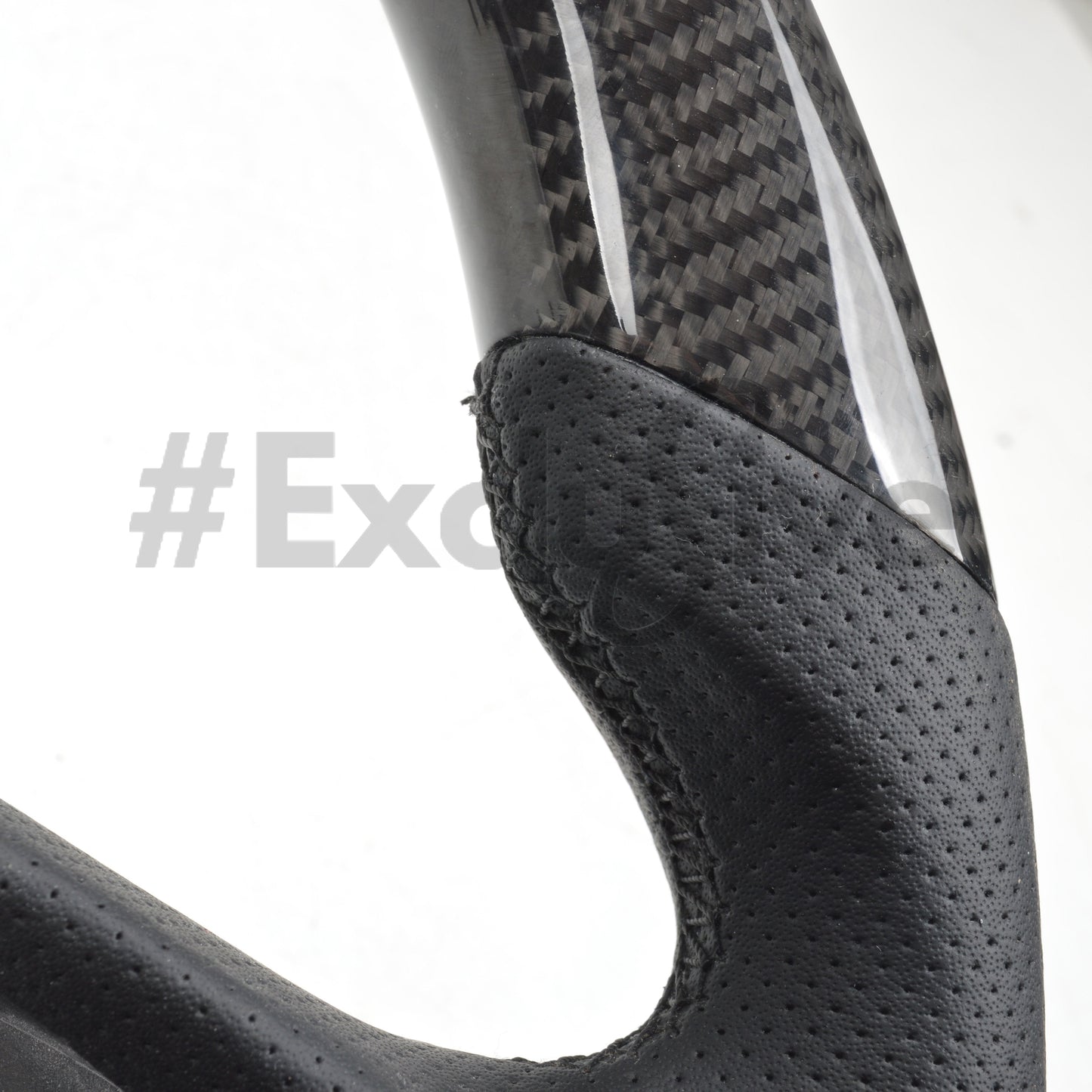 JDMuscle Carbon Fiber Steering Wheel for Infiniti Q50 2014-2016 by Exclusive Steering