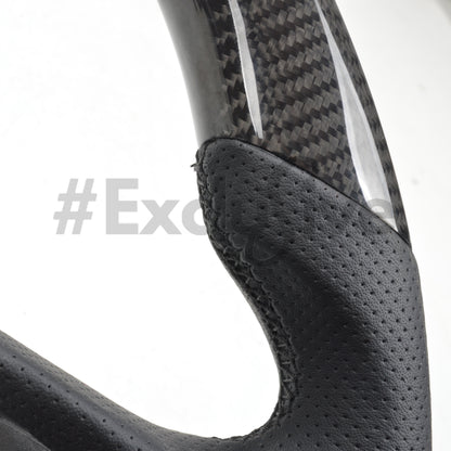 JDMuscle Carbon Fiber Steering Wheel for Infiniti Q50 2014-2016 by Exclusive Steering