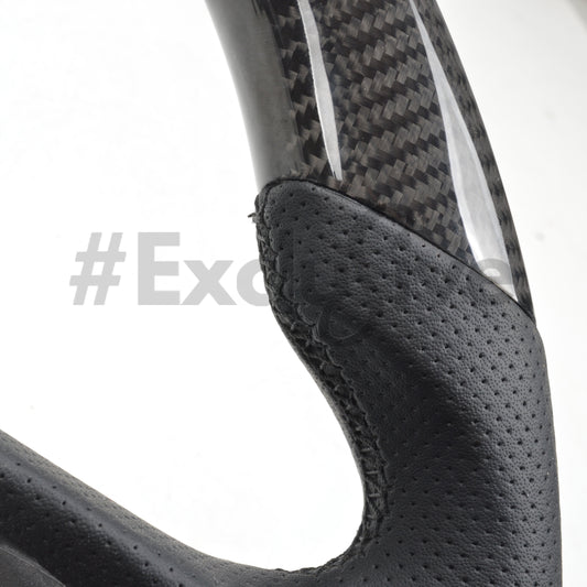 JDMuscle Carbon Fiber Steering Wheel for Infiniti Q50 2014-2016 by Exclusive Steering