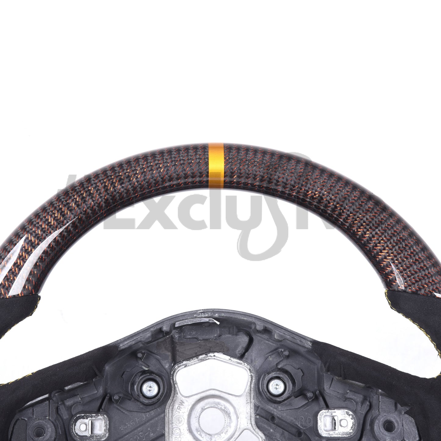 JDMuscle Carbon Fiber Steering Wheel by Exclusive Steering for Toyota Supra 2020+