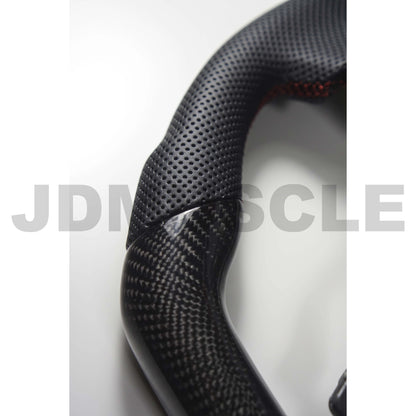 JDMuscle [09-21 370Z] Custom Carbon Fiber Steering Wheel