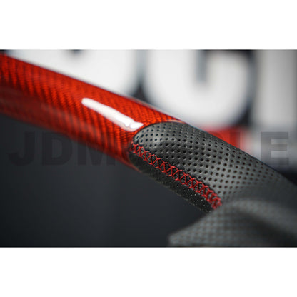 JDMuscle [09-21 370Z] Custom Carbon Fiber Steering Wheel