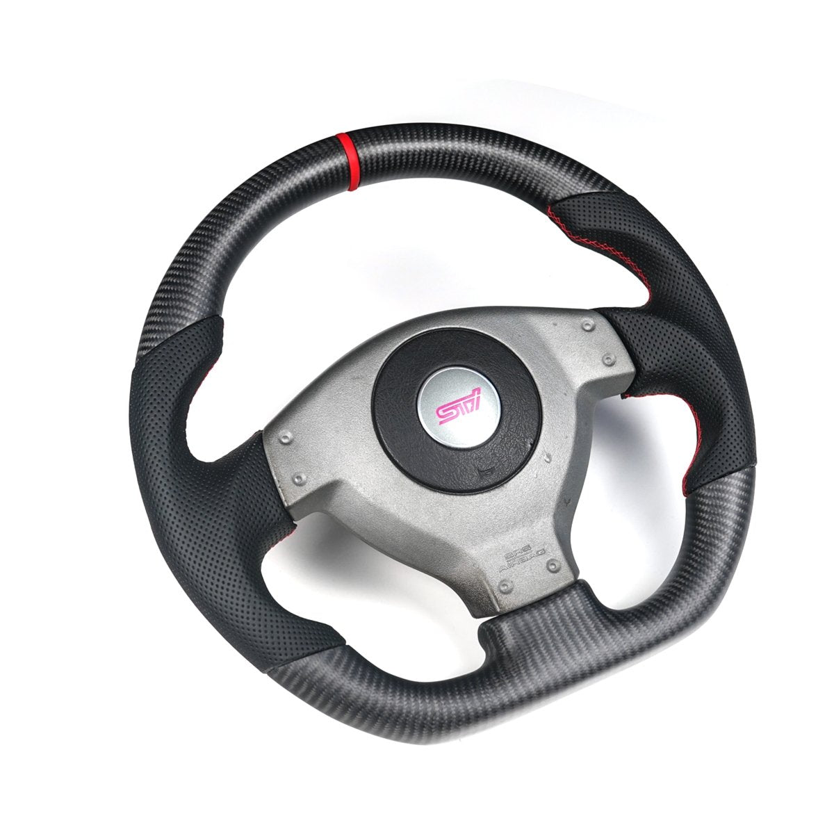 JDMuscle Custom Carbon Fiber Steering Wheel for 2004 WRX STI