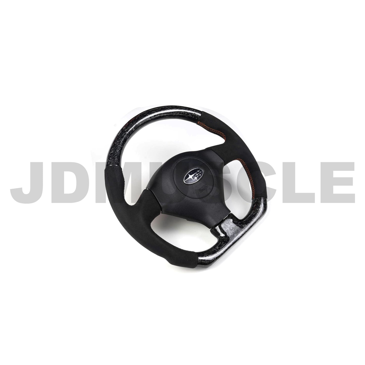 JDMuscle Custom Carbon Fiber Steering Wheel for 2005-2007 WRX/ STI