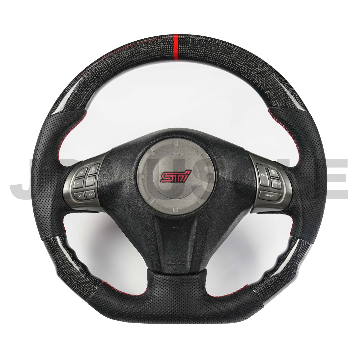 JDMuscle 08-14 WRX/STI Custom Carbon Fiber Steering Wheel