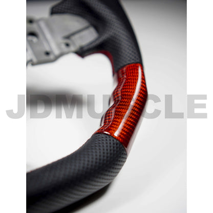 JDMuscle [15-21 WRX/STI] Custom Carbon Fiber Steering Wheel