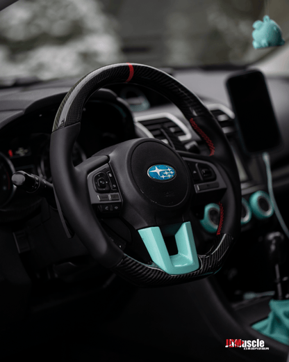 JDMuscle Custom Carbon Fiber Steering Wheel for 2016-2017 Subaru Crosstrek XV