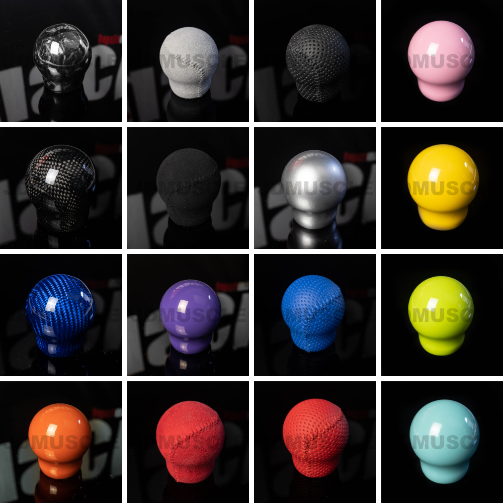 JDMuscle Customized Shift Knob - Carbon/Leather/Alcantara/Paint-Matched