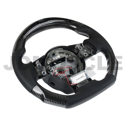 JDMuscle LED Performance Carbon Fiber Steering Wheel for Nissan 350z