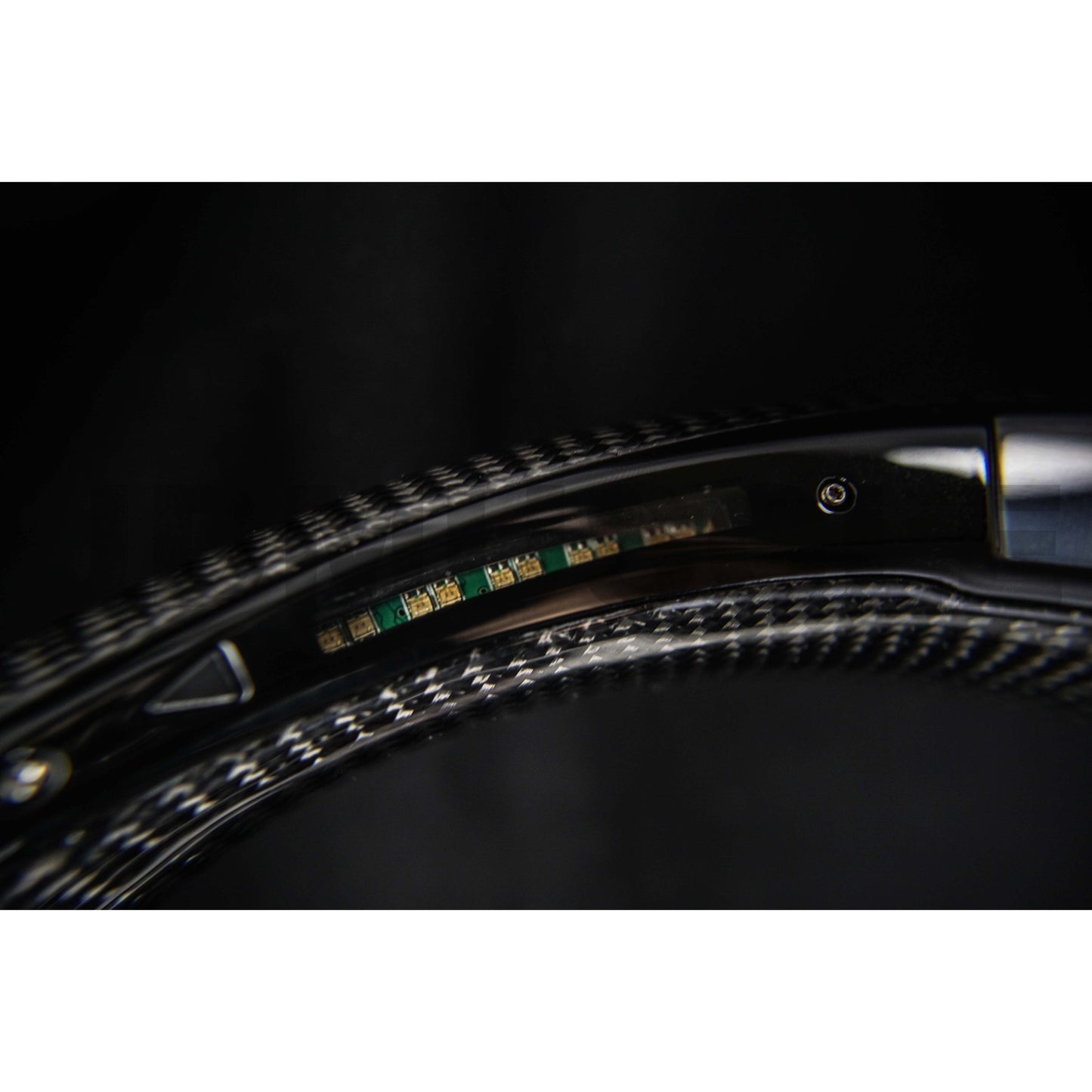 JDMuscle LED Performance Carbon Fiber Steering Wheel for Nissan 350z