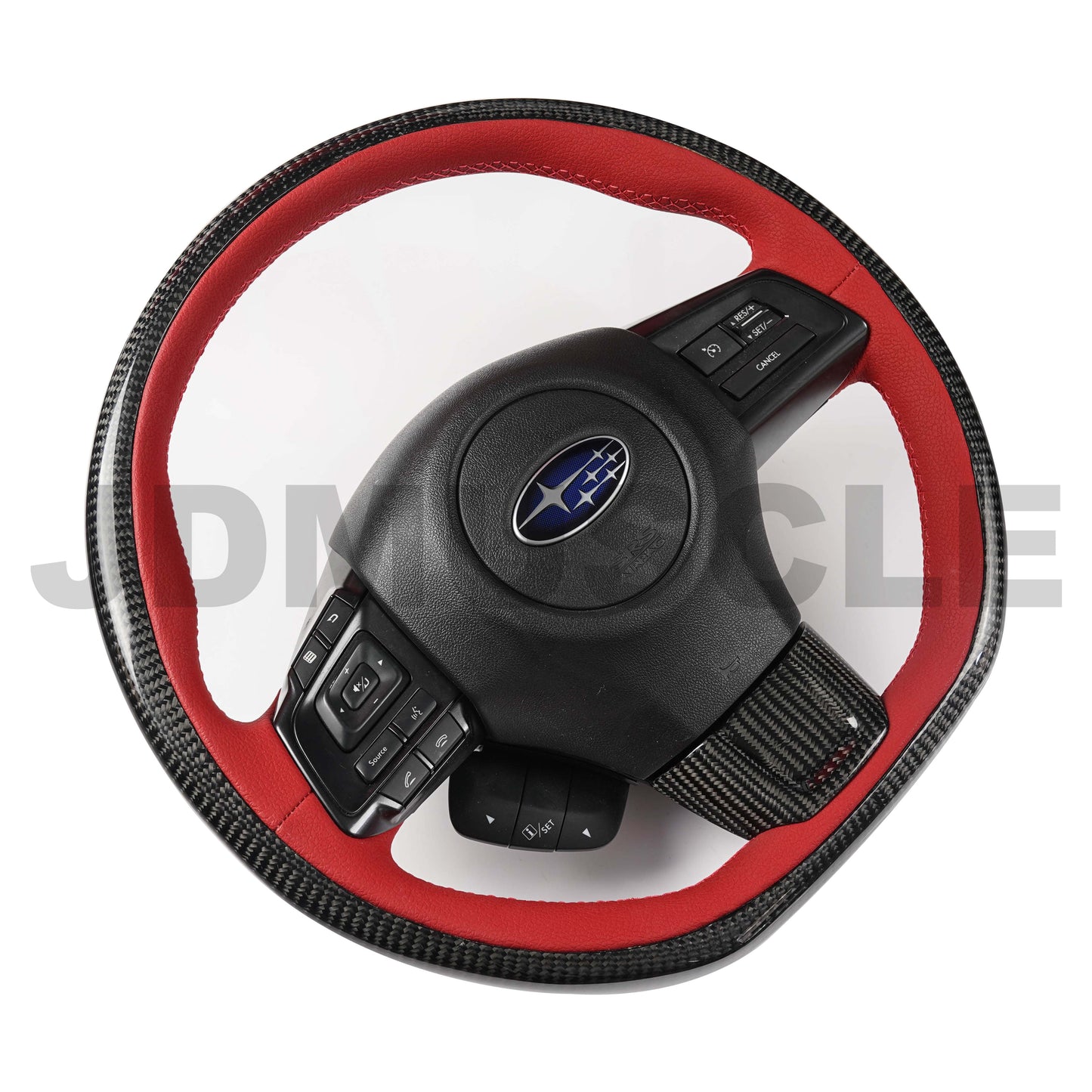 JDMuscle LUX Series Carbon Fiber Steering Wheel for 2015+ WRX/STI