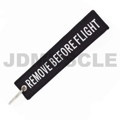 JDMuscle "Remove Before Flight" Key Tag